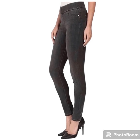 Liverpool The Slim Grey Pull On Jeans Size 14 - Picture 1 of 10